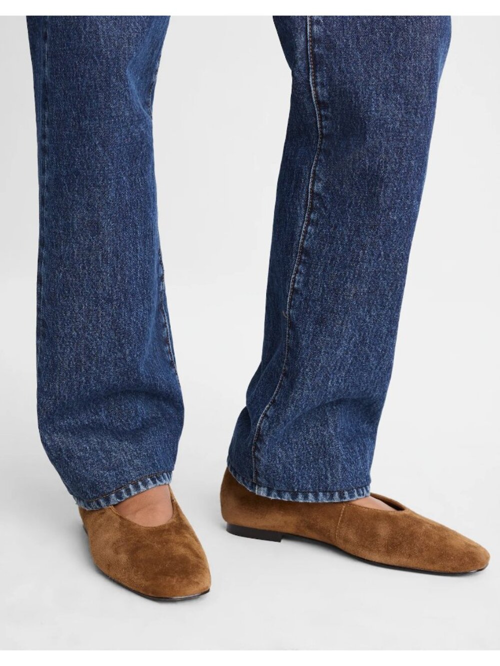 Madewell The Mylie Ballet Flat Warm Chestnut Brown Suede Women’s 7M NWOB - Picture 3 of 16